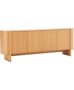 Sideboard MORBEN 202,5x42xH75cm, melamine with oak decor Новинки Для дома и сада 