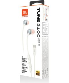 JBL   Tune 310C USB-C White Austiņas
