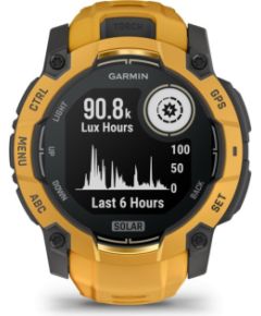 Garmin   Instinct 3 – 50 mm, Solar
Sunburst with Sunburst/Grey Band Smart-Watch Pulksteņi