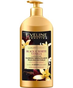 Eveline Cosmetics, Luxury Expert Black & White Vanilla, Vanilla, Hydrating, Apply daily, Body Lotion, 350 ml Косметика для тела