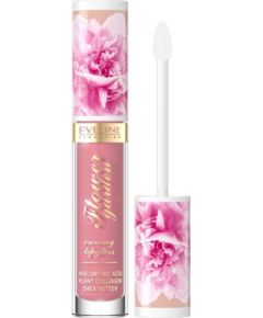 Eveline Cosmetics, Flower Garden, Glossy, Lip Gloss, 01, Delicate Rose, 4.5 ml Помады, блески, бальзамы