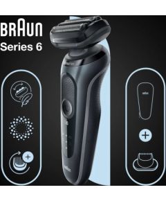 Golarka Braun Series 6 Golarka foliowa Przycinarka Czarny Красота и здоровье 