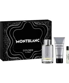 Montblanc Mont Blanc Explorer Platinum edp100ml + miniatura edp 7.5ml + żel pod prysznic 100ml Духи унисекс