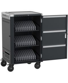 Ewent EW1701 portable device management cart/cabinet Portable device management cabinet Black, Grey Зарядные устройства