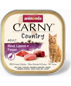 ANIMONDA Carny Country Beef, Lamb + Pheasant - wet cat food - 100 g Консервы кошек