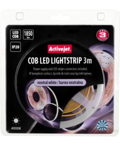 Activejet AJE-COB 3m neut strip light Universal strip light Indoor Dekoratīvais apgaismojums 