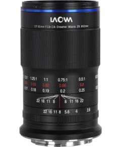 Laowa 65mm f/2.8 2X Ultra Macro Lens, Sony E-mount APS-C objektīvs Objektīvi