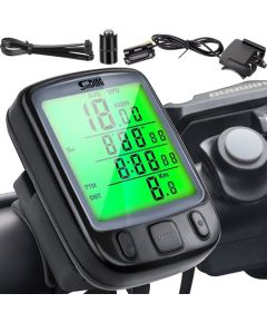 Проводной водонепроницаемый измеритель скорости велосипеда Goodbuy 18666 для велосипедов IPX4 / LCD Велокомпьютеры