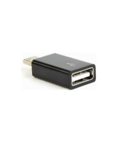 Gembird USB Female - USB Type C Male Black Data USB kabeļi