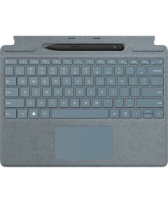 Microsoft Surface Pro Keyboard with Slim Pen (blue, DE layout, for Surface Pro (11th Edition)/10 for Business/9/8) Клавиатуры