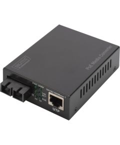Digitus Gigabit PoE media converter, RJ45 / SC, SM Сетевые кабели