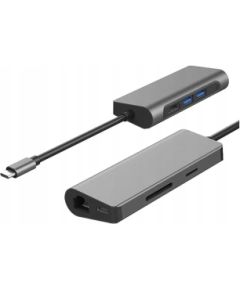 Gigabyte USB-C 7in1 Docking Station microSD, RJ-45 (Ethernet), USB 3.0 A, USB-C, SD, HDMI, 3.5 mm Ethernet LAN (RJ-45) ports 1 HDMI ports quantity 1 Warranty 24 month(s) Datoru dokstacijas