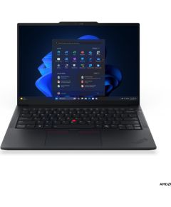 Lenovo ThinkPad E14 G7 AMD Black 14 " IPS WUXGA 1920 x 1200 pixels Anti-glare AMD Ryzen 7 250 16 GB SODIMM DDR5 Solid-state drive capacity 512 GB AMD Radeon 780M Graphics Windows 11 Pro 802.11ax Bluetooth version 5.3 Keyboard language Nordic Keyboard back Portatīvie datori