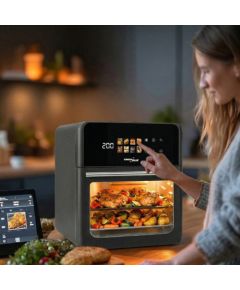 GreenBlue AIR FRYER Oil-Free Air Fryer, 1800W, 10L capacity, 8 programs, accessories, timer, GB950 Karstā Gaisa Katli (AirFryer)