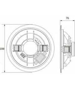 AVTEK CEILING SPEAKER CS 606 Aудио-видео