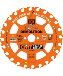 Griešanas disks kokam CMT 286.790.24M; 190x30 mm; Z24; 5° Zāģripas