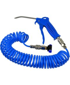 Pūšanas pistole ar gaisa šļūteni Geko G01165; 1/4''; 5 m Спец. инструменты