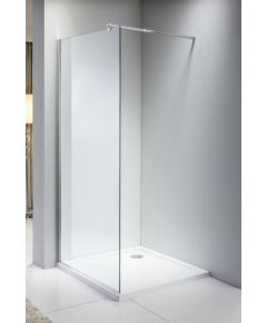 Dušas siena Vento Napoli 90*195 stikls 6mm Easy Clean  melns profils Dušas kabīnes