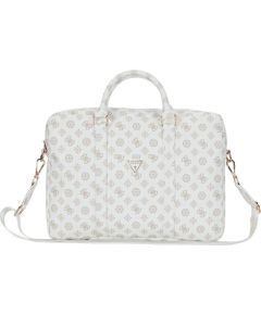 Guess Peony Front Pocket & Zipper Triangle Logo Computer Bag Klēpjdatora soma 16" Maki Planšetdatoriem