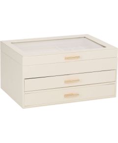 Juvelierizstrādājumu kastīte SEZANE 26,5x18xH13,5cm, balta Jaunumi, mēbeles, māja