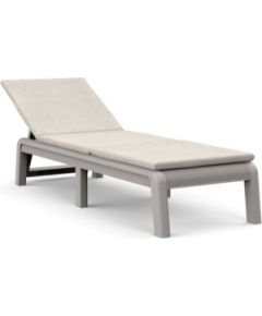 Keter Шезлонг Atlas с подушкой, светло-серый Новинки Для дома и сада 