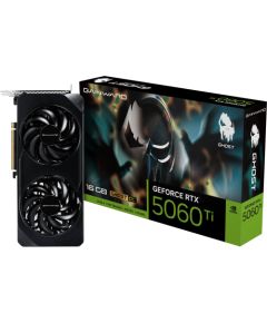 Gainward GeForce RTX 5060 Ti Ghost II OC 16GB, graphics card DLSS 4, 3x DisplayPort, 1x HDMI 2.1 Grafiskās video kartes