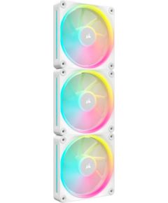 Corsair iCUE LINK LX120 RGB, case fan (white, 3-pack) Korpusu dzesēšana