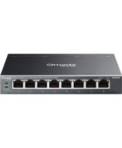 TP-Link Omada ES208GP network switch Managed L2 Gigabit Ethernet (10/100/1000) Power over Ethernet (PoE) DIN rail Black Коммутаторы (Switch)