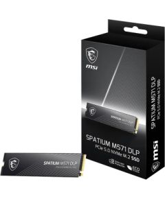 MSI SPATIUM M571 DLP PCIe 5.0 NVMe M.2 4T internal solid state drive 4 TB PCI Express 5.0 3D NAND Жесткие диски (SSD)