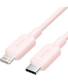 CABLE USB-C TO LIGHTNING/1M PINK LAKPF VENTION Data USB kabeļi