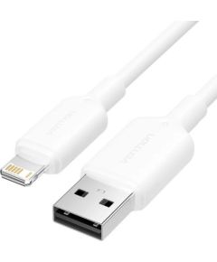CABLE USB2.0 TO LIGHTNING/2M WHITE LAMWH VENTION Data USB kabeļi