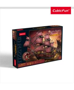 Cubic Fun CUBICFUN 3D пазл «Queen Anne’s Revenge», юбилейное издание (красное) Пазлы