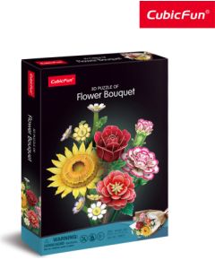 Cubic Fun CUBICFUN 3D пазл «Букет цветов – микс» Пазлы