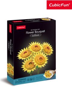 Cubic Fun CUBICFUN 3D пазл «Букет цветов – подсолнухи» Пазлы