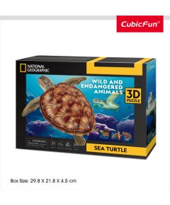 Cubic Fun CUBICFUN NATIONAL GEOGRAPHIC 3D пазл «Морская черепаха» Пазлы
