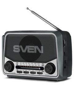 Skaļrunis Sven SRP-150 FM,AM,SW Radio Bluetooth Grey Bezvadu skaļruņi
