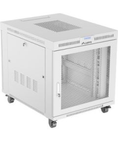 Free-standing rack cabinet 19" 15U 800x1000 grey perforated door LCD Lanberg (flat pack) Serveru komponentes