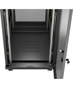 Lanberg FF01-6824-23BL rack cabinet 24U Freestanding rack Black Serveru komponentes
