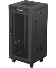 Lanberg FF01-6624-23BL rack cabinet 24U Freestanding rack Black Serveru komponentes