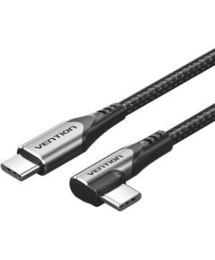 CABLE USB-C TO USB-C/1M GRAY TRAHF VENTION Data USB kabeļi
