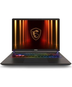 Notebook MSI Vector 16 HX AI A2XWHG CPU Intel Core Ultra 7 255HX 16 " 2560 x 1600 pixels RAM 32 GB DDR5-SDRAM SSD 1000 GB Discrete graphics NVIDIA GeForce RTX 5070 Ti 12 GB On-board graphics Yes Numeric keypad Yes OS installed Windows 11 Home Colour Grey  Ноутбуки