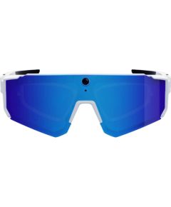 Colmi V06 AI White Sports Sunglasses (with blue lenses) Новинки смартфонов и телефонов
