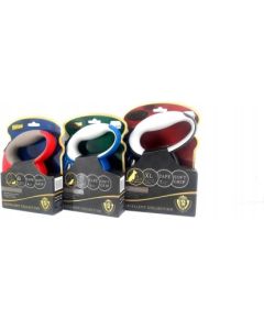 Hilton HILTON SMART DOG TAPE XL CZARNO-SZARA SMYCZ AUTOMATYCZNA 7M DLA PSA DO 40KG Citas preces