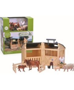 Figurka Collecta Zestaw z farmerem i stodołą 84150 COLLECTA Figūriņas un varoņi