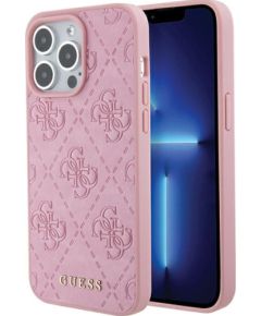 Guess PU Quilted 4G Classic Case Aizsargapvalks Priekš Apple iPhone 15 Pro Neoriģinālie Maciņi