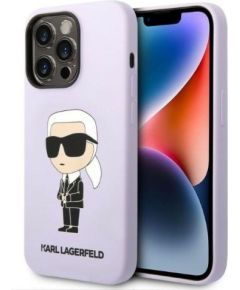 Karl Lagerfeld KLHCP14XSNIKBCU Aizmugurējais Apvalks Priekš Apple iPhone 14 Pro Max Neoriģinālie Maciņi