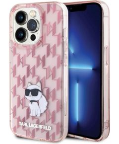 Karl Lagerfeld KLHCP15LHNCMKLP Aizmugurējais Apvalks Priekš Apple iPhone 15 Pro Neoriģinālie Maciņi