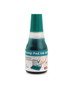 Zīmogu tinte COLOP 801 zaļa, 25 ml Pildspalvas