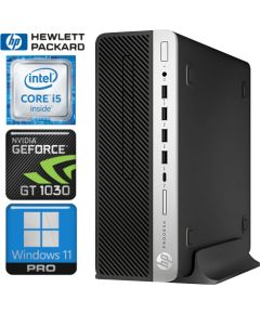 HP 600 G5 SFF i5-9500 16GB 512SSD M.2 NVME GT1030 2GB WIN11Pro Atjaunoti personālie datori