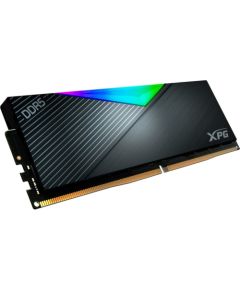ADATA DDR5 16GB - 6000 - CL - 30 - Single-Kit - DIMM - AX5U6000C3016G-CLARBK, Lancer RGB, XMP, black RAM Operatīvā atmiņa